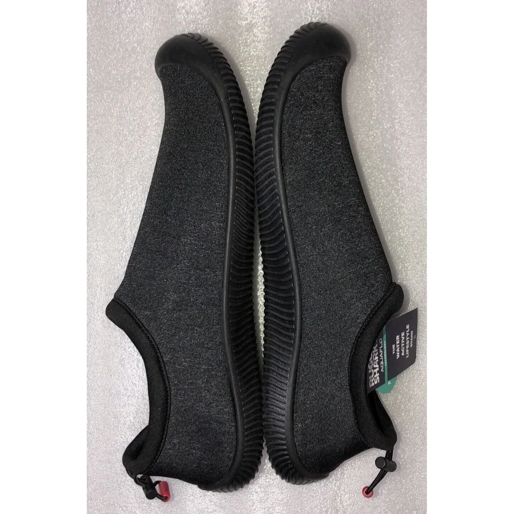 Rugged Shark Mens Riptide Water Shoes Watermocs‎ Traction Soles Comfort Size 12